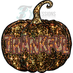 bronze thankful pumpkin