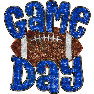 Royal Blue Sequin Game day