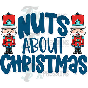 Nuts about Christmas navy