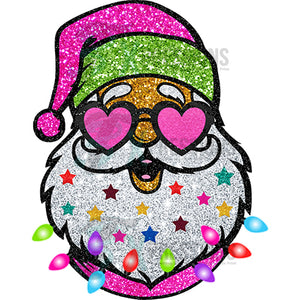 Glitter Hippie Santa