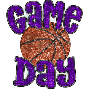 Purple Game Day Basketball