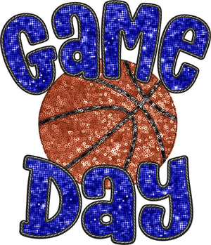 Blue Game Day Basketball