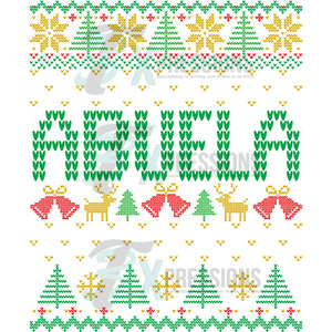 Ugly Sweater Family Names ABUELA
