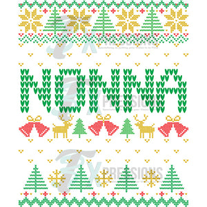 Ugly Sweater Family Names NONNA