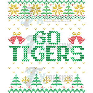 Ugly Sweater TIGERS GOLD