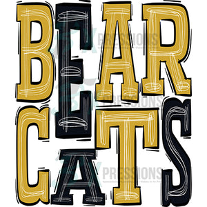 Bearcats Black and Gold