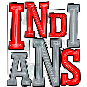 Indians Red Gray