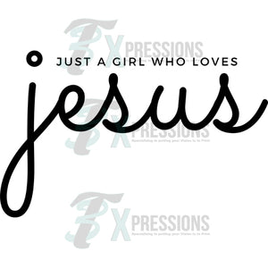 Just a girl who loves Jesus