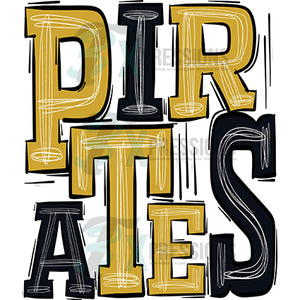Pirates Black and Gold