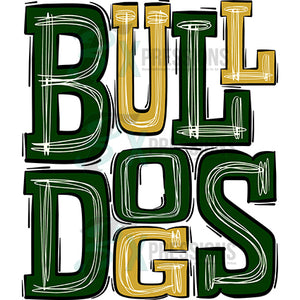 Bulldogs Green and Gold