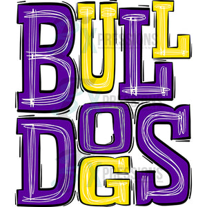 Bulldogs Purple and Yellow