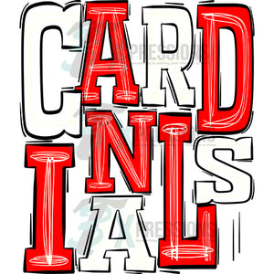 Cardinals Red White