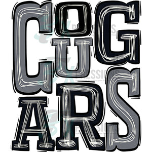 Cougars Black and Grey