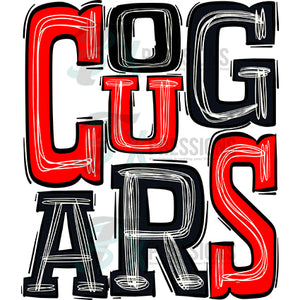 Cougars Black and Red