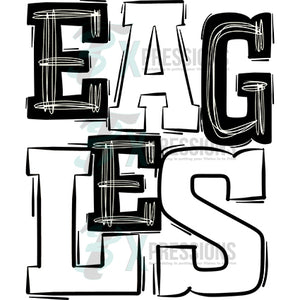 Eagles Black and White