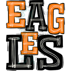 Eagles Black Orange