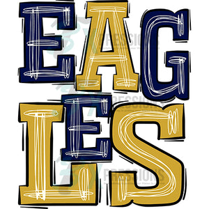 Eagles Navy and Gold