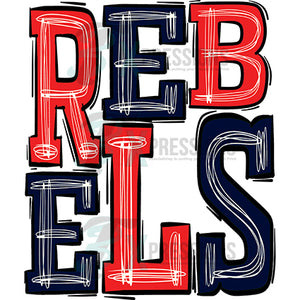 Rebels Red and Navy