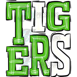 Tigers Green White