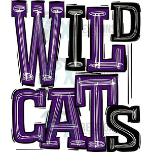 Wildcats Purple Black