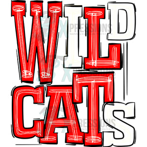 Wildcats Red White