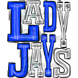 Lady Jays-Royal Blue-White