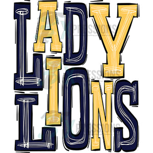 LADY LIONS-NAVY-YELLOW