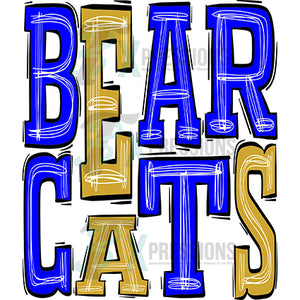 Bearcats Blue and Gold