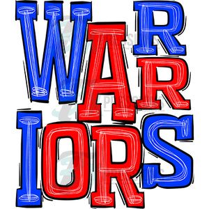 Warriors Blue and Red