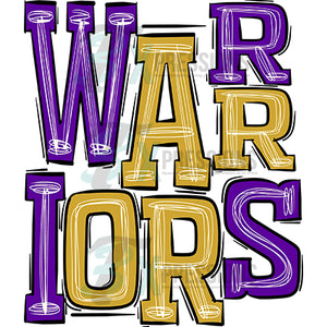Warriors Purple and Gold