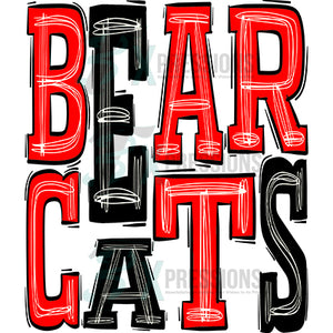 Bearcats Red and Black