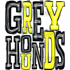 Greyhounds Black and Yellow