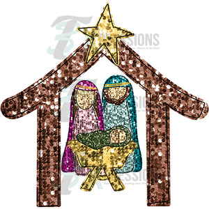 Sequin Nativity