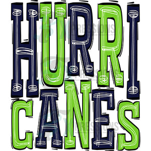 hurricanes-navy-apple green