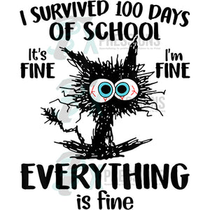 I survived 100 days of school