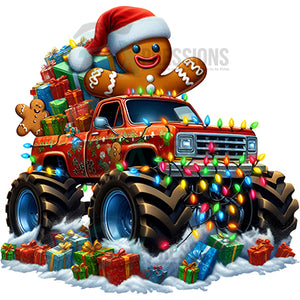 Gingerbread Christmas Truck