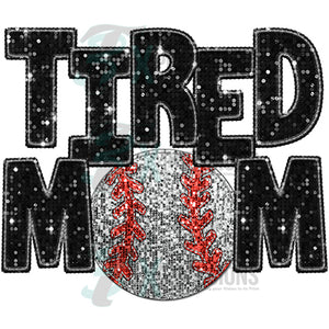 tired baseball mom