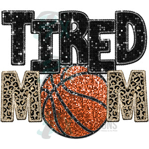 tired basketball mom