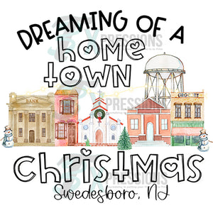 Personalized Christmas in a small Town