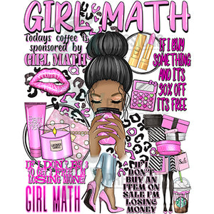 Girl Math Brown Girl