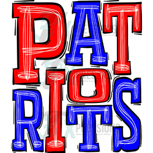 Patriots Red Blue