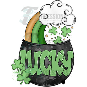 Green Lucky Cauldron