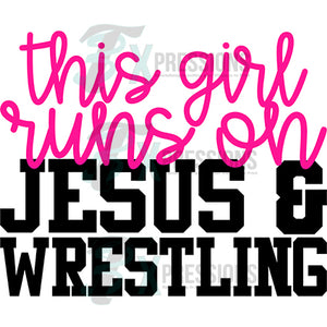 This girl runs on Jesus and wrestling