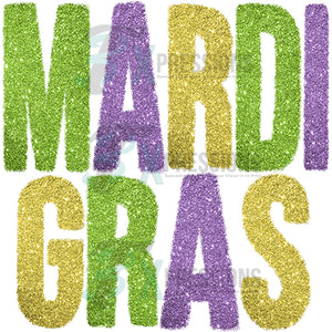 Mardi Gras Tinsel WORDS ONLY