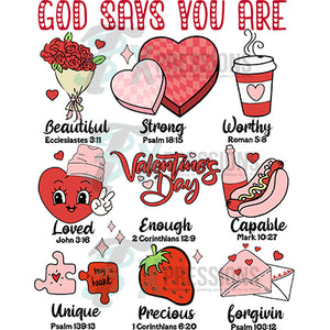 God Says you are Valentines