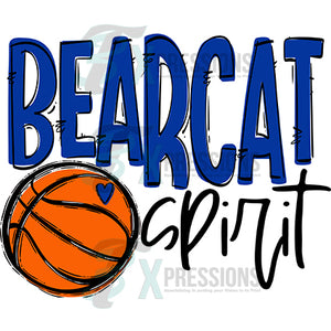 Bearcat Spirit Blue Basketball