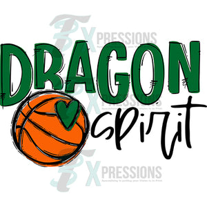Dragon Spirit Green Basketball