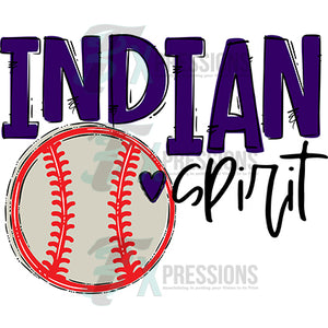 Indian Spirit Purple Baseball