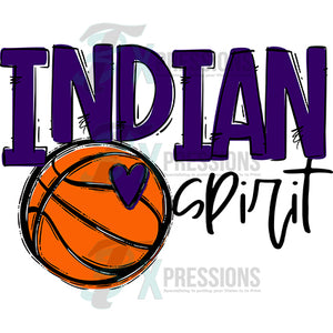 Indian Spirit Purple Basketball