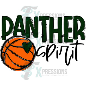 Panther Spirit Dark Green Basketball